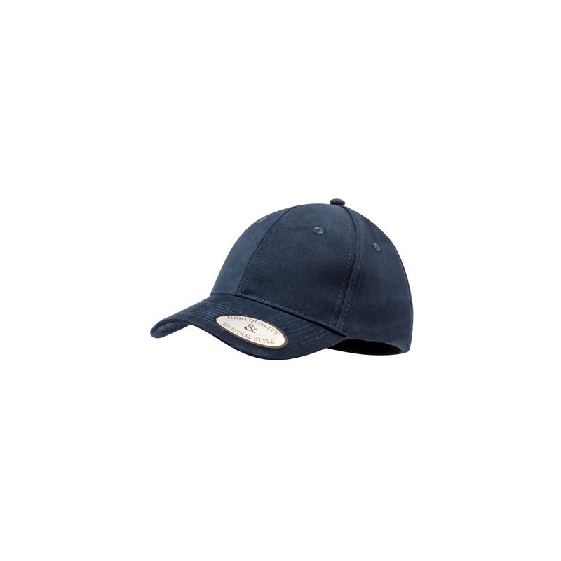 Casquette Personnalisée en Coton Éco-responsable Klarke Matières : coton Couleurs : bleu marine Tour de tête : L/XL impression h