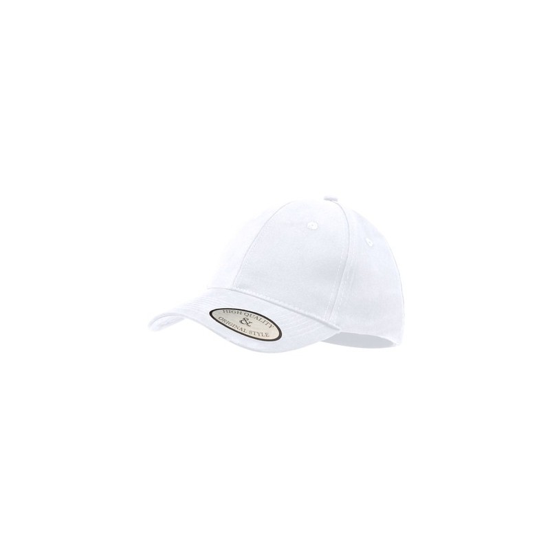 Casquette Personnalisée en Coton Éco-responsable Klarke Matières : coton Couleurs : blanc Tour de tête : S/M goodies publicitair