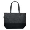 Sac shopping  en feutre RPET personnalisé DUO INDICO Matières : PET recyclé Couleurs : pierre goodies publicitaire événementiel