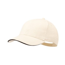 Casquette Personnalisable Éco-responsable Linnea Matières : coton Couleurs : gris objet promotionnel éco-responsable