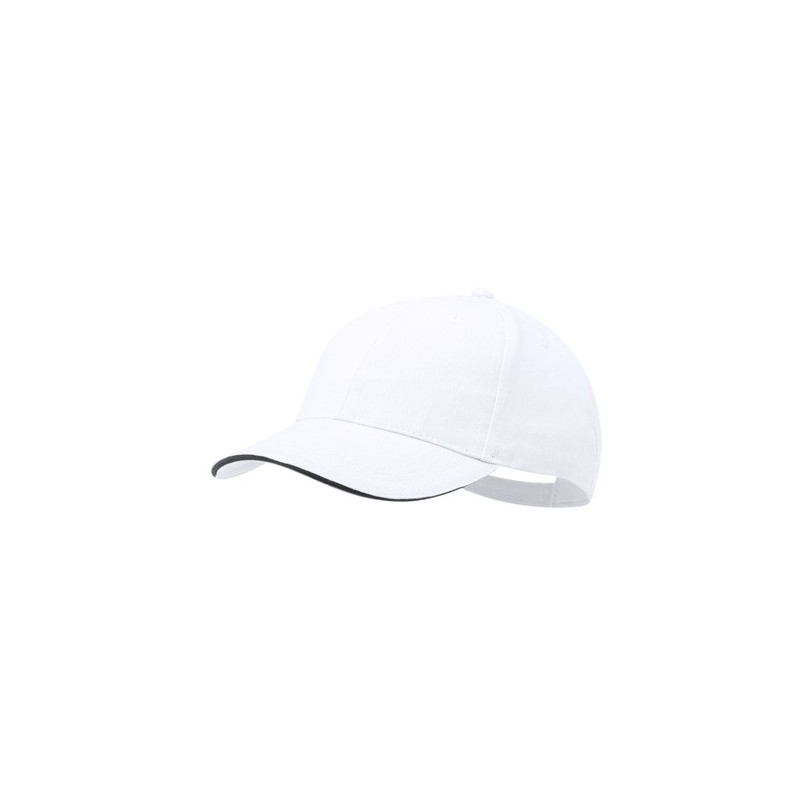 Casquette Personnalisable Éco-responsable Linnea Matières : coton Couleurs : blanc personnalisable avec votre logo