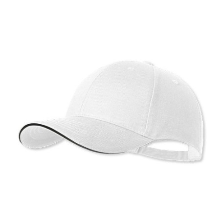 Casquette Personnalisable Éco-responsable Linnea Matières : coton Couleurs : blanc cadeau collaborateur premium