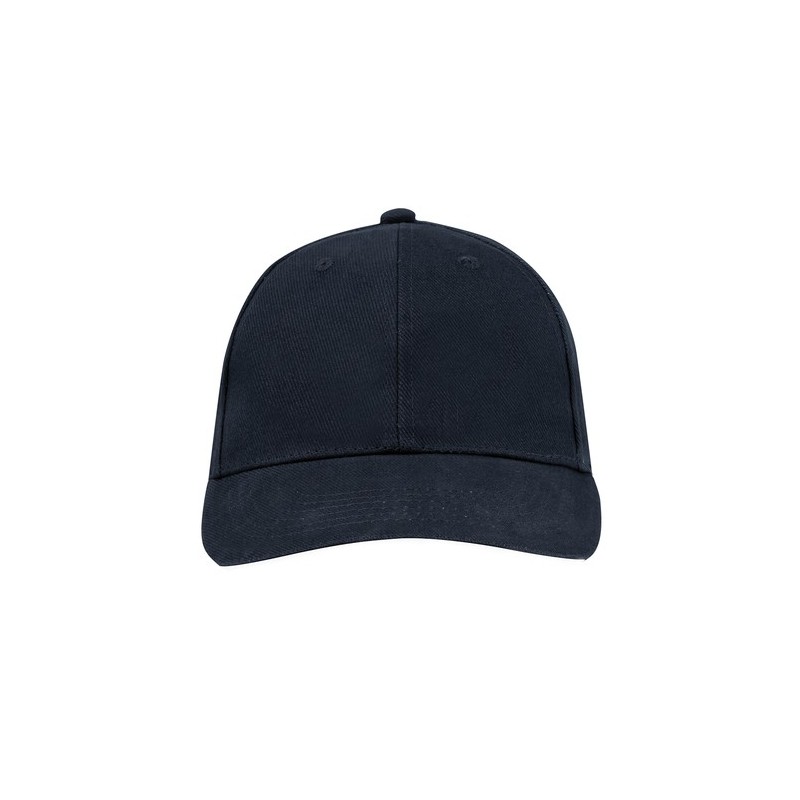 Casquette Personnalisable Éco-responsable Linnea Matières : coton Couleurs : bleu marine marquage couleur éclatante
