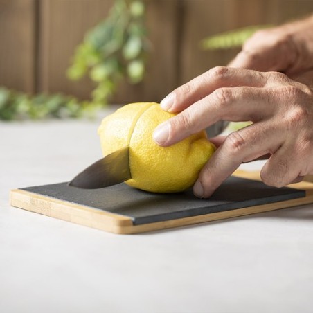 Planche à Découper Personnalisée en Bambou et Ardoise - Sisim Matières : bambou impression haute définition