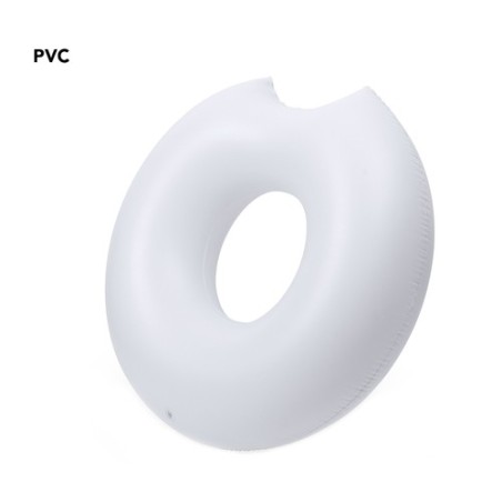 Matelas Gonflable Personnalisé Confortable et Original Donutk pas cher Matières : PVC Couleurs : blanc personnalisable avec votr