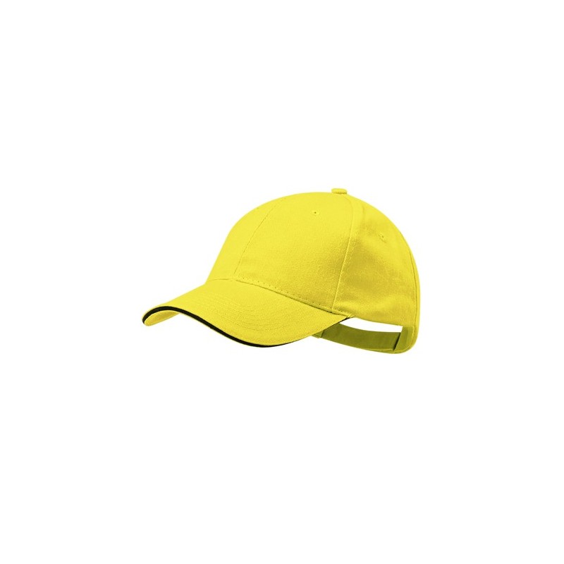 Casquette Personnalisable Éco-responsable Style et Confort Rubec Matières : coton Couleurs : noir marquage couleur éclatante