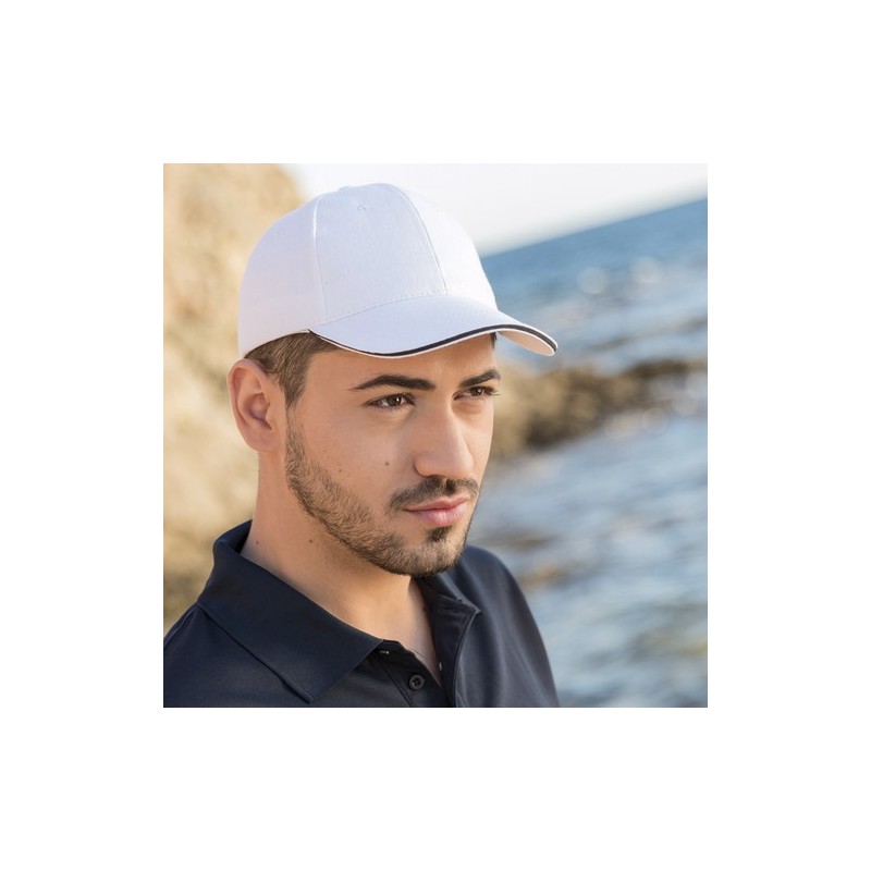 Casquette Personnalisable Éco-responsable Style et Confort Rubec Matières : coton Couleurs : rouge objet promo petit budget