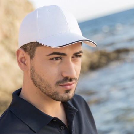 Casquette Personnalisable Éco-responsable Style et Confort Rubec Matières : coton Couleurs : rouge objet promo petit budget
