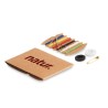 Kit de couture compact pratique - COMPACT Matières : papier Couleurs : beige personnalisable avec votre logo