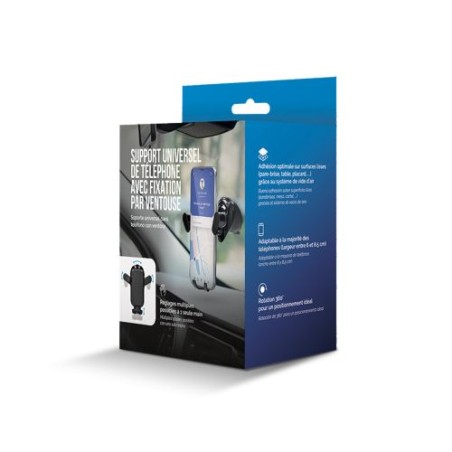 Support Téléphone Universel avec Fixation Ventouse pas cher - Personnalisé marquage laser ultra précis