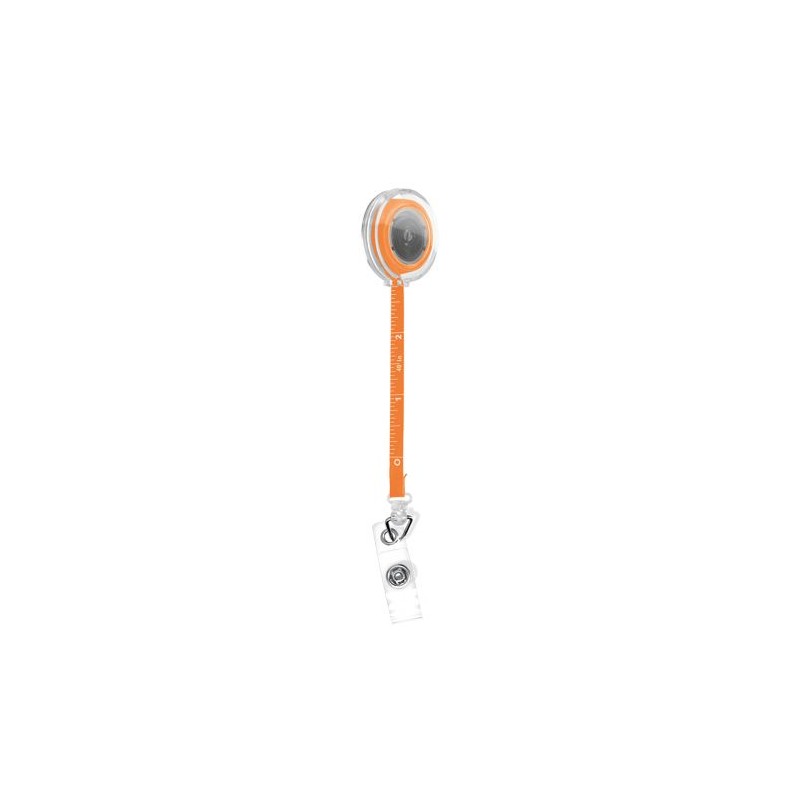 Porte-badge Rétractable Éco-responsable avec Mètre Ruban Souple 1 m - Personnalisé personnalisable avec votre logo