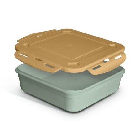 Boîte Repas Éco-Responsable 1.2L avec Couvercle, Cuillère et Fourchette - Cadeaux d'Entreprise impression logo haute qualité