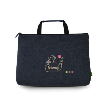 Sacoche Éco-responsable Porte-Document en rPET Personnalisée - Pratique et Pas Cher goodies entreprise design