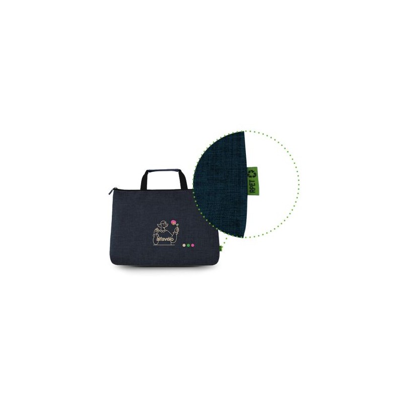 Sacoche Éco-responsable Porte-Document en rPET Personnalisée - Pratique et Pas Cher objet publicitaire robuste