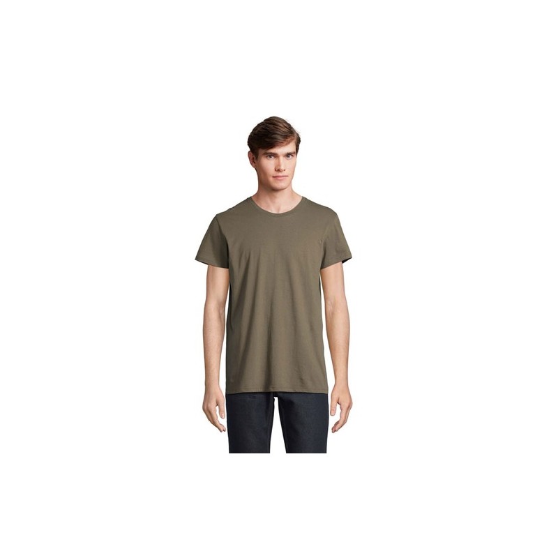 T-shirt personnalisé 100% coton recyclé 150g - RE CRUSADER Taille textile : 3XL Couleurs : vert armée objet promo petit budget