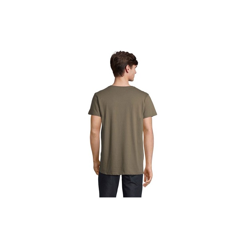 T-shirt personnalisé 100% coton recyclé 150g - RE CRUSADER Taille textile : 3XL Couleurs : vert armée goodies publicitaire durab