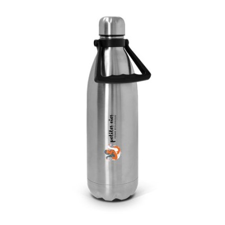 Gourde Isotherme Éco-responsable Double-Paroi en Inox 1L - Cadeau d'Entreprise Personnalisé personnalisable avec votre logo