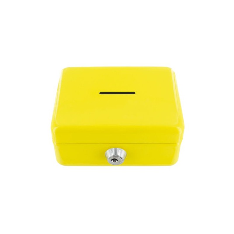 Tirelire Boîte Métallique à Clé Personnalisable