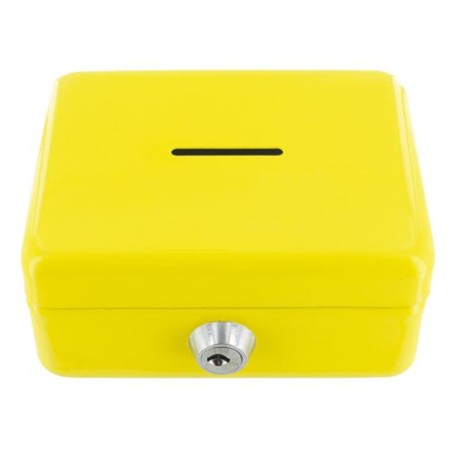 Tirelire Boîte Métallique à Clé Personnalisable