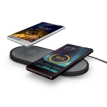 Station de Charge Duo Par Induction Sans Fil