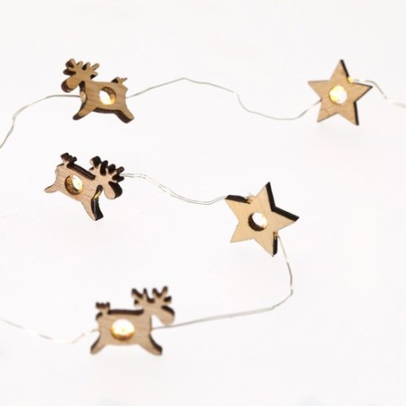 Ornement de Noël personnalisé pas cher Plentox Matières : bois Couleurs : naturel goodies publicitaire événementiel