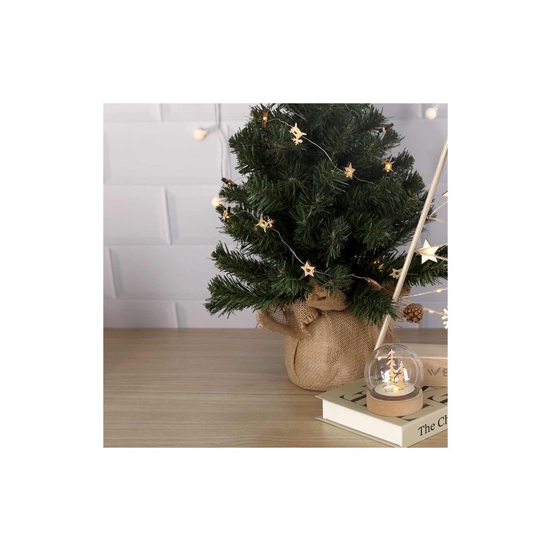 Ornement de Noël personnalisé pas cher Plentox Matières : bois Couleurs : naturel impression haute définition