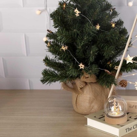 Ornement de Noël personnalisé pas cher Plentox Matières : bois Couleurs : naturel impression haute définition