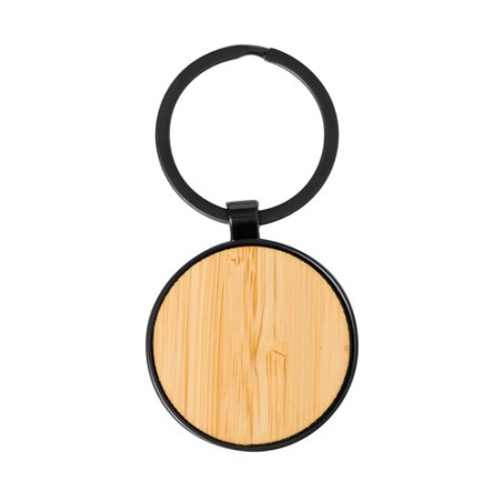 Porte-Clés Personnalisable Élégant Fenrir Matières : bambou personnalisable avec votre logo