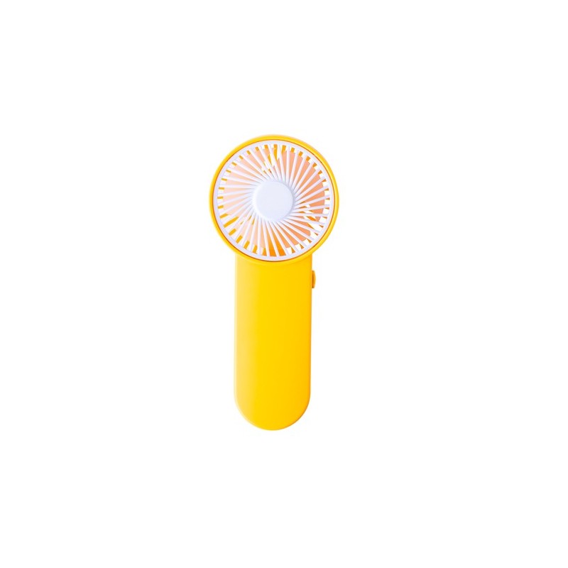Ventilateur Pratique Personnalisé Accessoire Publicitaire Sartor Couleurs : jaune cadeau entreprise pas cher