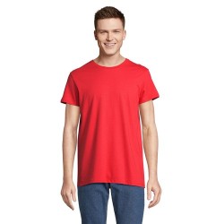 T-shirt personnalisé 100% coton recyclé 150g - RE CRUSADER Taille textile : M Couleurs : rouge vif goodies personnalisé en stock