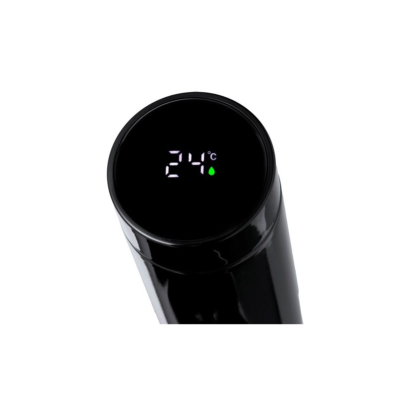 Bouteille Isotherme Éco-responsable Personnalisée 450ml - Thermo Sutung Matières : acier inoxydable Couleurs : noir personnalisa