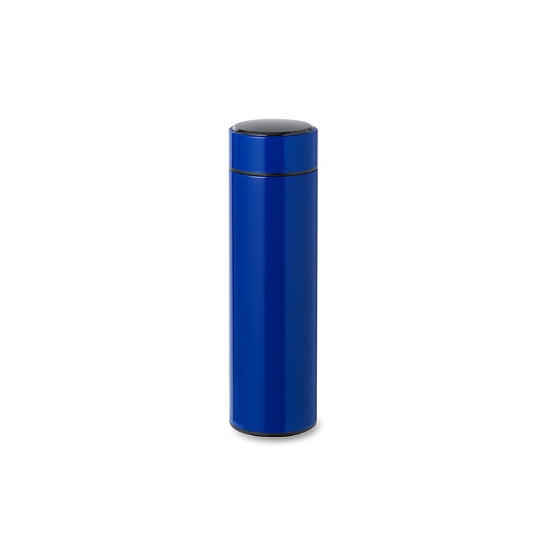 Bouteille Isotherme Éco-responsable Personnalisée 450ml - Thermo Sutung Matières : acier inoxydable Couleurs : noir impression l