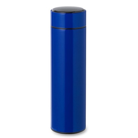 Bouteille Isotherme Éco-responsable Personnalisée 450ml - Thermo Sutung Matières : acier inoxydable Couleurs : noir impression l