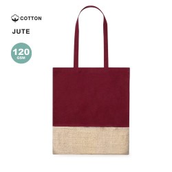 Sac Personnalisable en Coton et Jute Suelva Matières : coton Couleurs : bordeaux 2