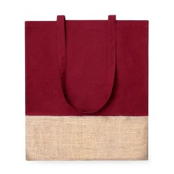 Sac Personnalisable en Coton et Jute Suelva Matières : coton Couleurs : bordeaux personnalisation rapide en France