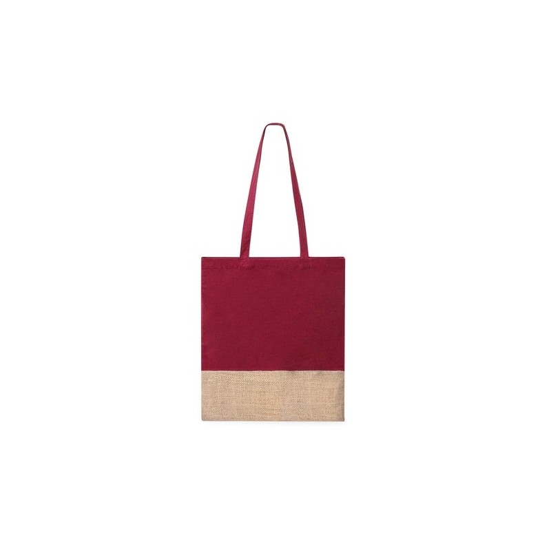 Sac Personnalisable en Coton et Jute Suelva Matières : coton Couleurs : vert objet promotionnel éco-responsable