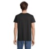 T-shirt personnalisé 100% coton recyclé 150g - RE CRUSADER Taille textile : 3XL Couleurs : noir profond marquage laser ultra pré