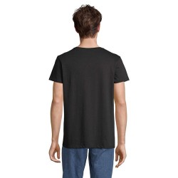T-shirt personnalisé 100% coton recyclé 150g - RE CRUSADER Taille textile : L Couleurs : noir profond cadeau entreprise pas cher