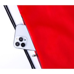 Sac à Dos Professionnel Personnalisé pour Déplacement Hildan Matières : PET recyclé Couleurs : rouge accessoire événementiel uni