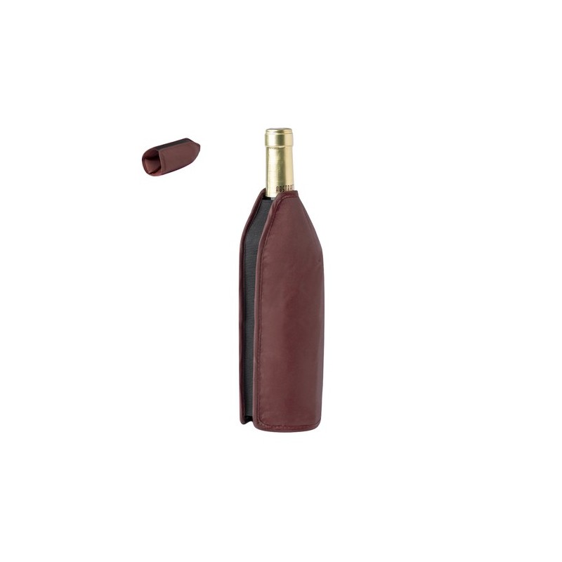 Refroidisseur Éco-responsable de Bouteilles Personnalisé Boreas Matières : polyester Couleurs : bordeaux objet promotionnel éco-