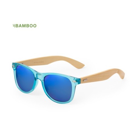 Lunettes de Soleil Personnalisées UV400 Pas Chères - Dristan Matières : bambou Couleurs : transparent impression haute définitio
