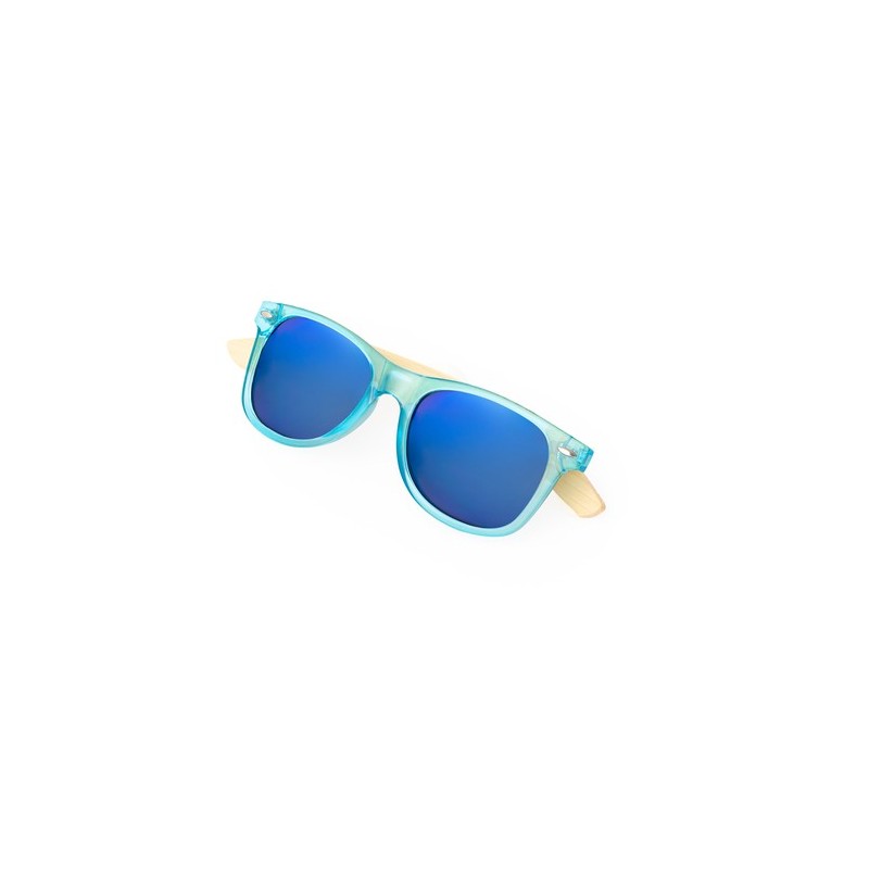 Lunettes de Soleil Personnalisées UV400 Pas Chères - Dristan Matières : bambou Couleurs : transparent goodies entreprise design
