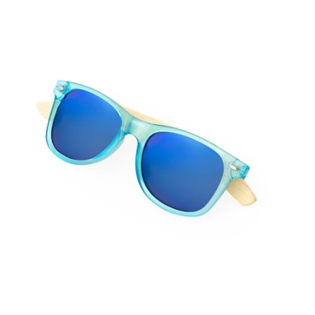 Lunettes de Soleil Personnalisées UV400 Pas Chères - Dristan Matières : bambou Couleurs : transparent goodies entreprise design