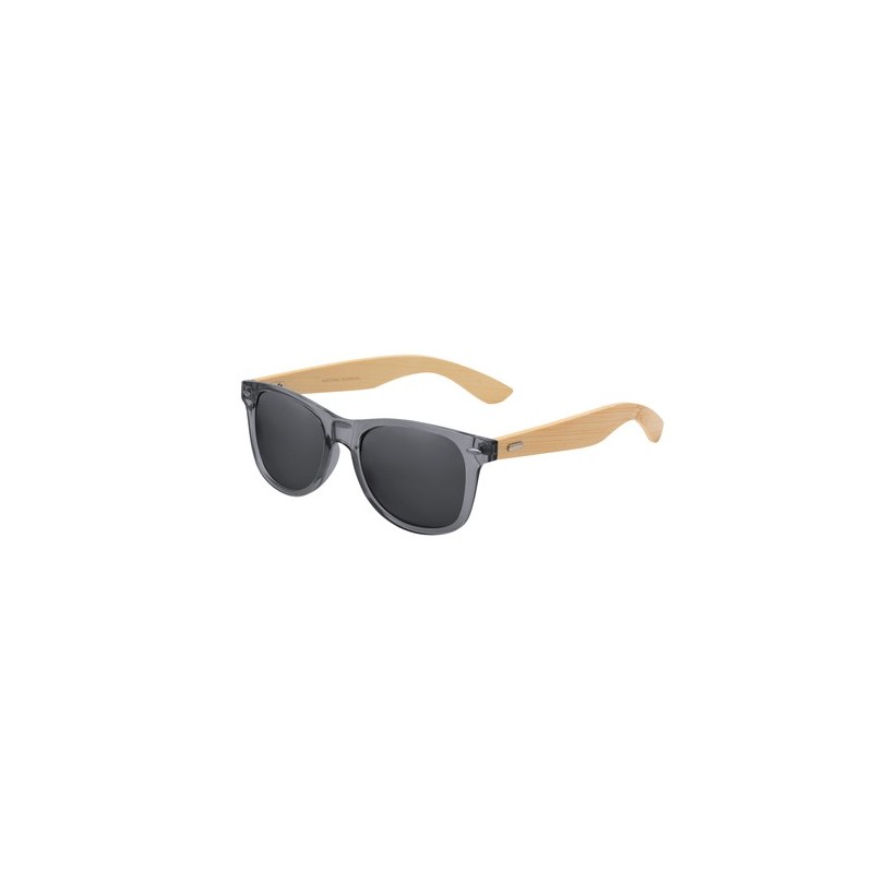 Lunettes de Soleil Personnalisées UV400 Pas Chères - Dristan Matières : bambou Couleurs : transparent cadeau client original