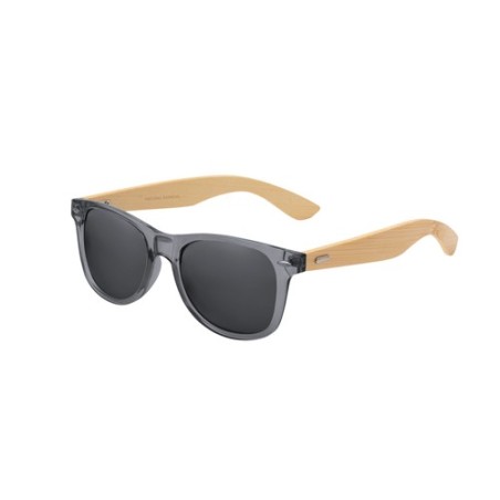 Lunettes de Soleil Personnalisées UV400 Pas Chères - Dristan Matières : bambou Couleurs : transparent cadeau client original