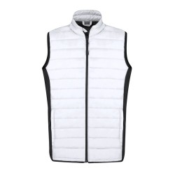 Gilet Bodywarmer Résistant Personnalisé pas cher - Toret Matières : polyester Taille textile : XXL Couleurs : blanc objet promo 