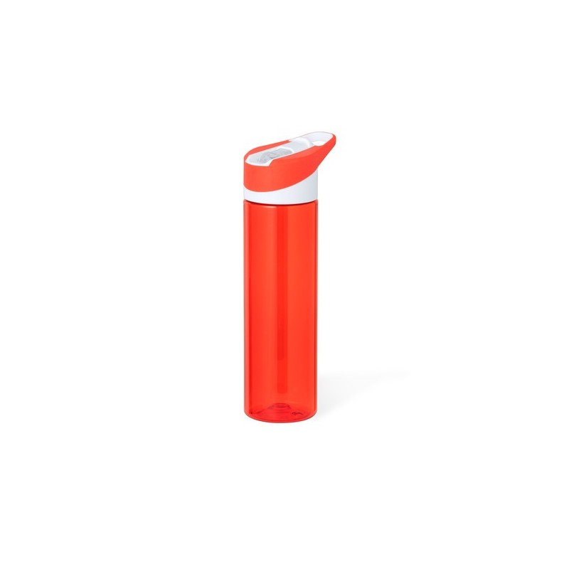 Bidon Éco-responsable 500ml - Laudon Matières : PET recyclé Couleurs : rouge objet publicitaire robuste