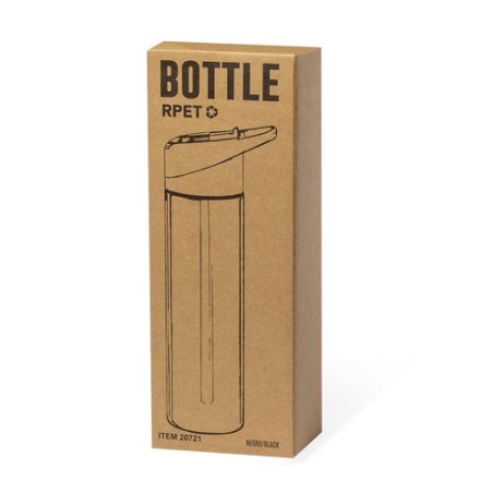Bidon Éco-responsable 500ml - Laudon Matières : PET recyclé Couleurs : rouge cadeau entreprise pas cher