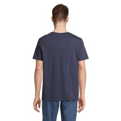 T-shirt personnalisé 100% coton recyclé 150g - RE CRUSADER Taille textile : XXL Couleurs : french navy marquage laser ultra préc