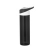 Bidon Éco-responsable 500ml - Laudon Matières : PET recyclé Couleurs : noir personnalisable avec votre logo